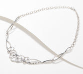 American West Sterling Silver Scroll Necklace, 20"